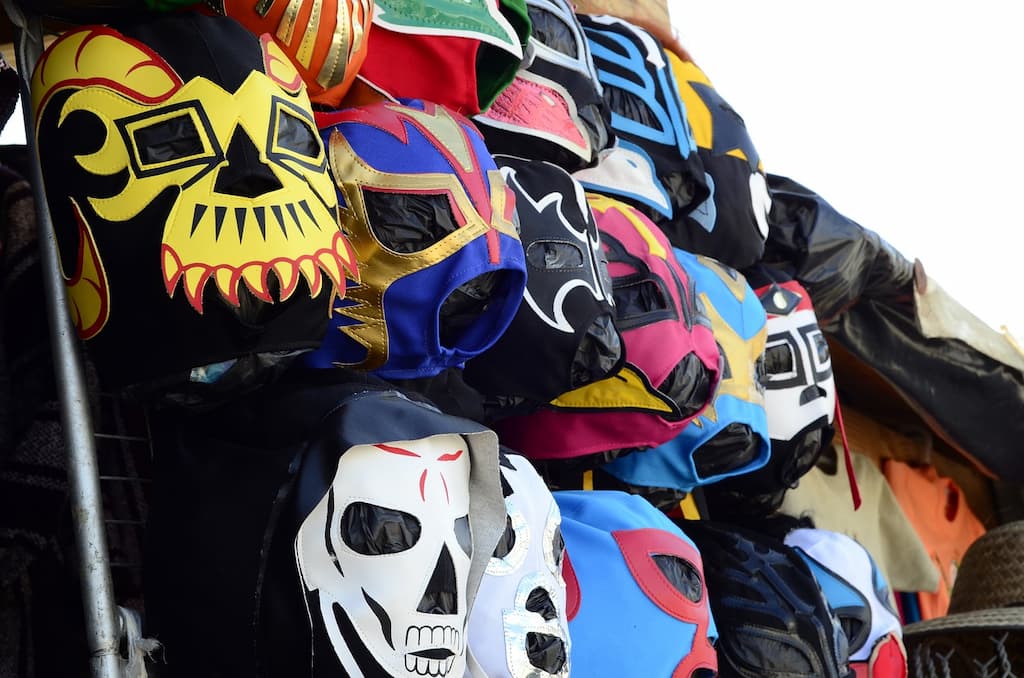 Lucha Libre masks.