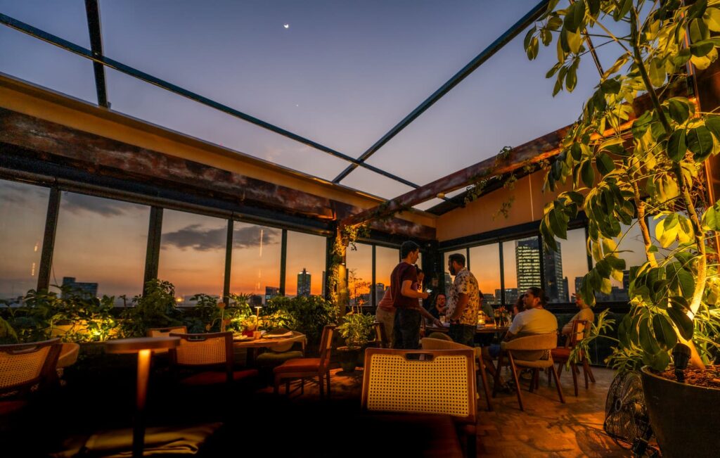one of the best rooftop bars in Mexico City Roma