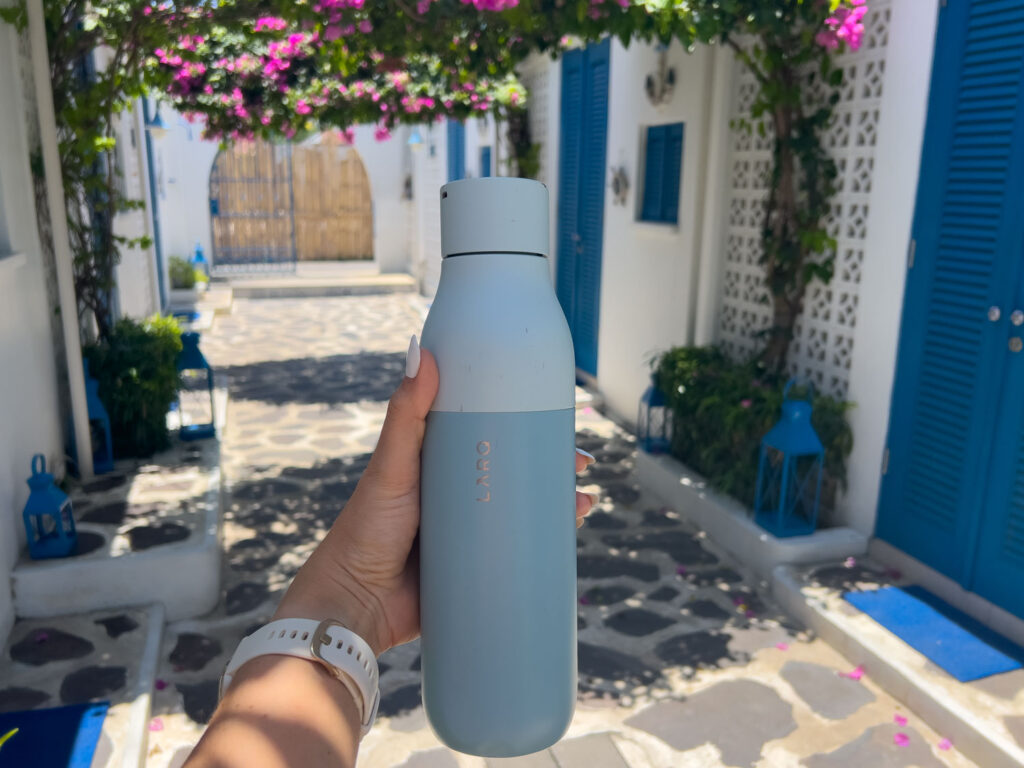 Our LARQ water purifying bottle.
