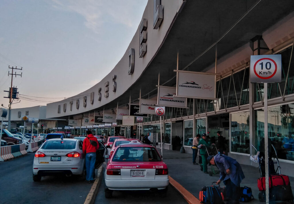 North Bus Terminal in Mexico City for buses to Oaxaca City.