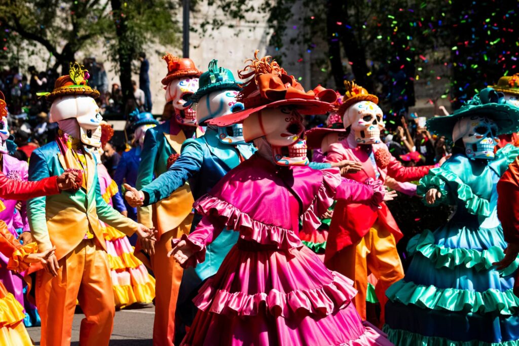 Dia de los Muertos - one of the most famous festivals in Mexico City.
