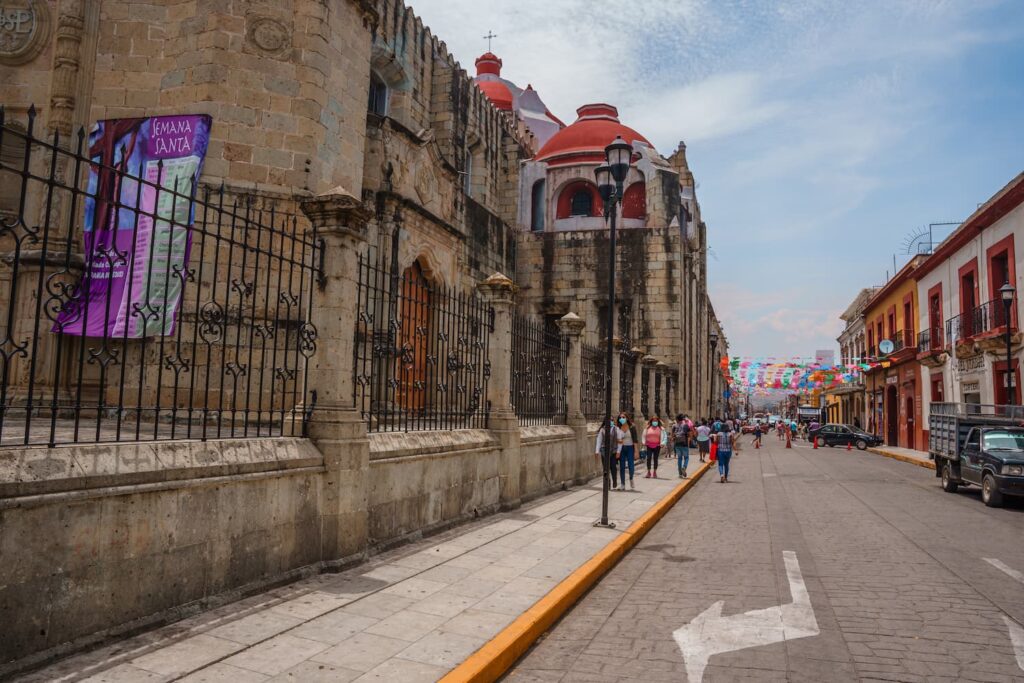 Mexico City to Oaxaca.