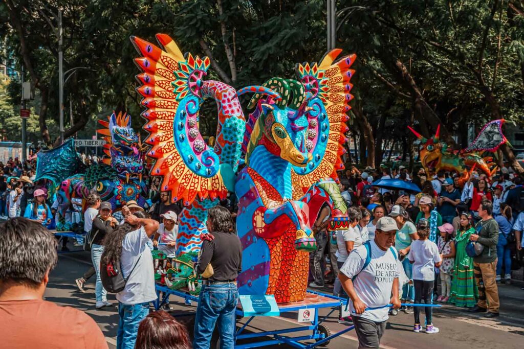 Alebrijes Parade in Mexico City in October.