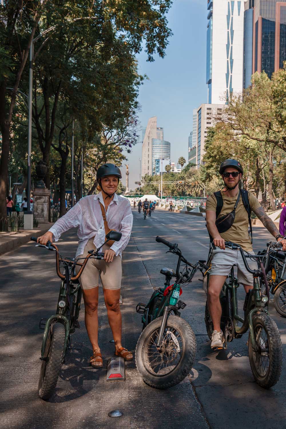 Cost of living in Mexico City can be low if you do free activities such as cycling.