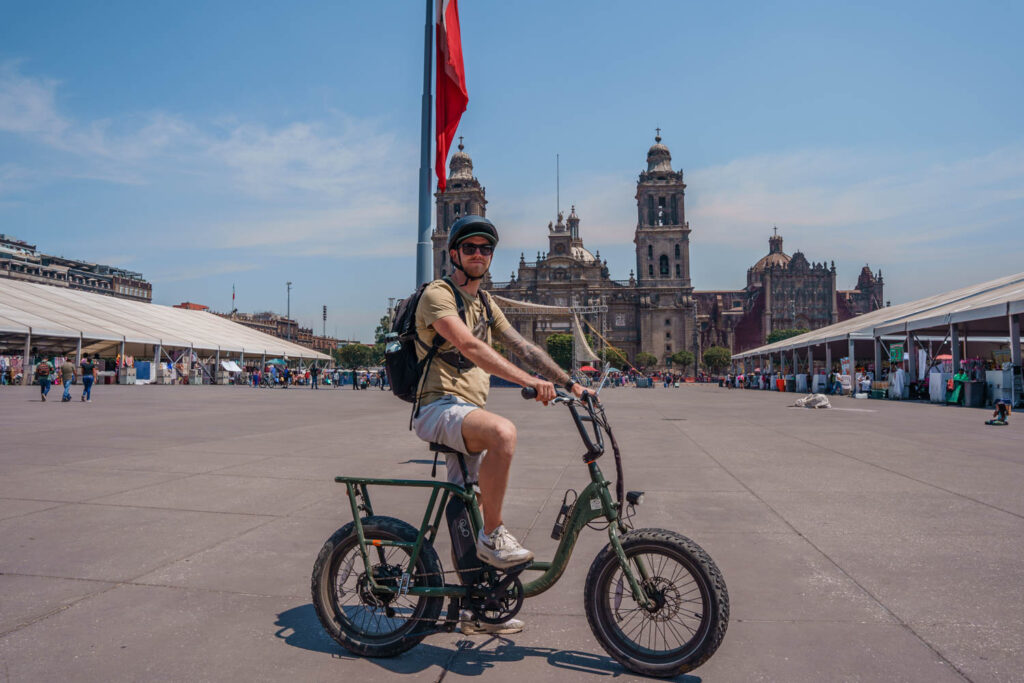 Spring is the best time to visit Mexico City for outdoor activities such as cycling.