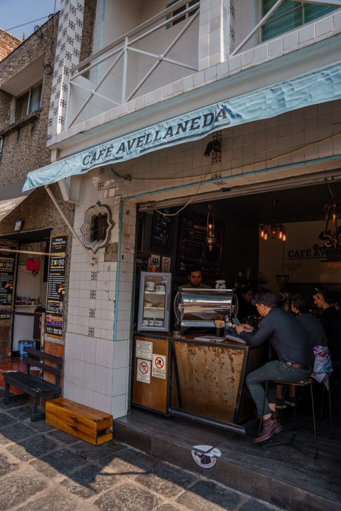 Cafe Avellenada, Coyoacan.