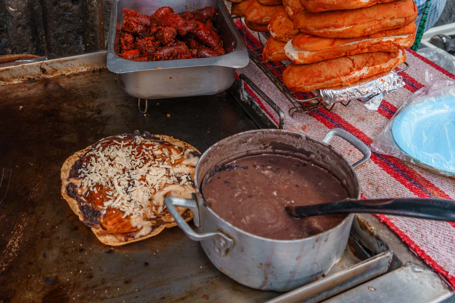 how expensive is Mexico City street food.